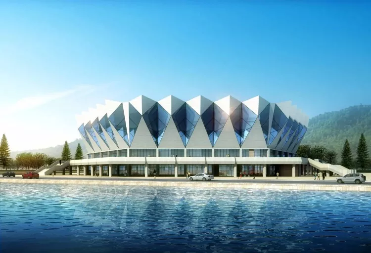 Ontwerp Shape Steel Construction Stadium