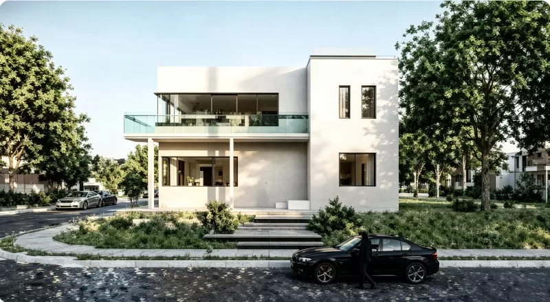 Dubbellaag prefab staalraamhuiskonstruksie