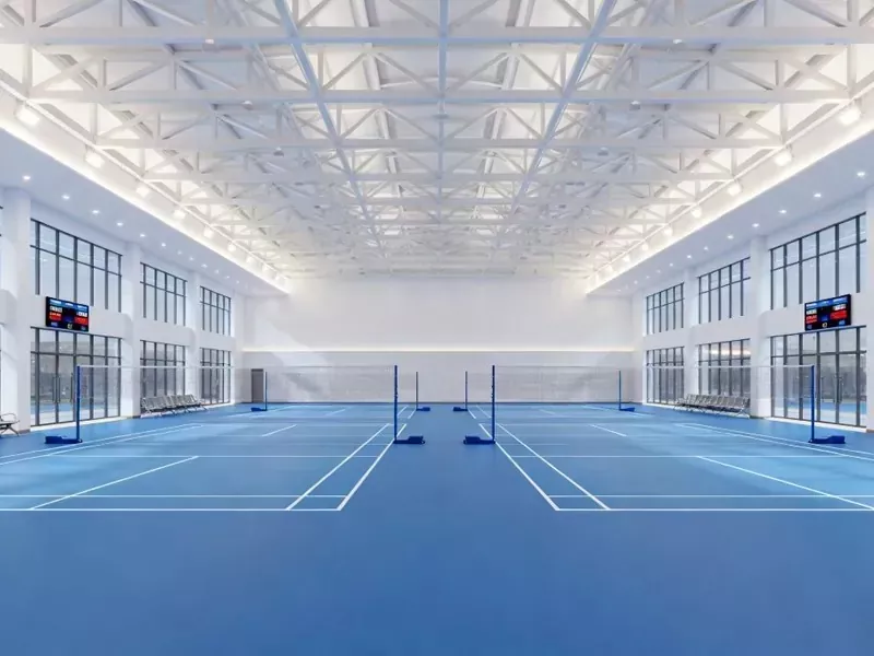 Binnenshuise Pluimbalsaal Staalkonstruksie