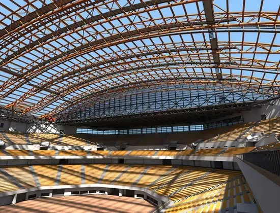 Groot Span Steel Space Frame-stadion