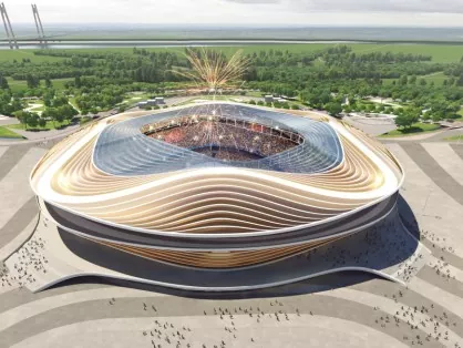 Groot span staalstrukture vir stadion