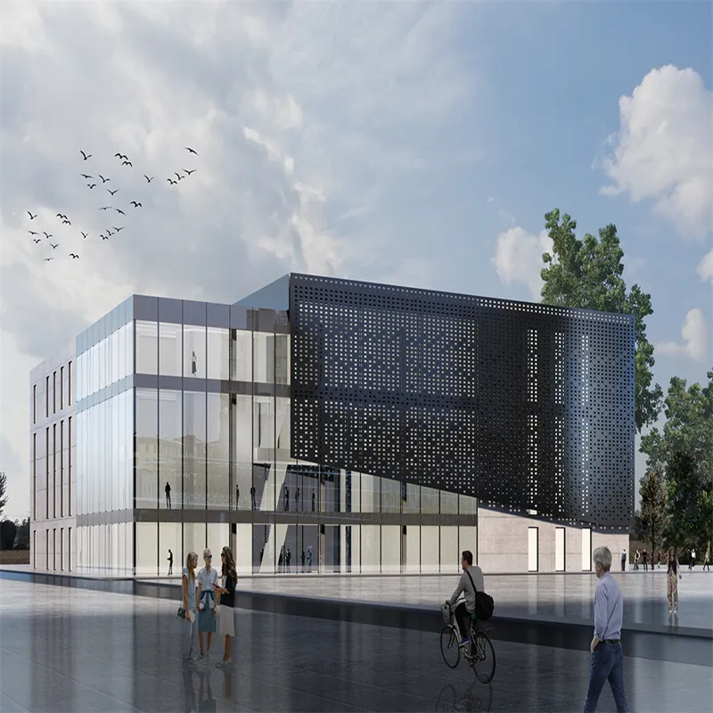 Ligte Uitstallingsaal Staalkonstruksie