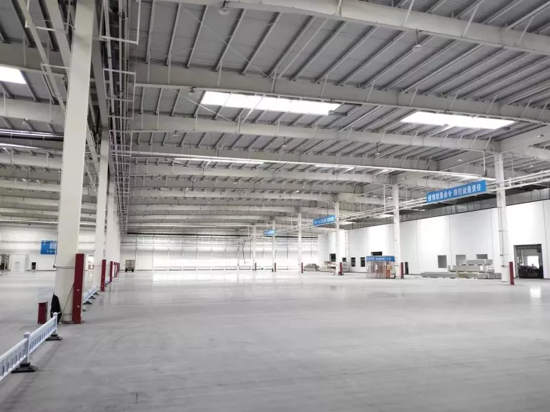 Multi Span staalstruktuur pakhuiskonstruksie