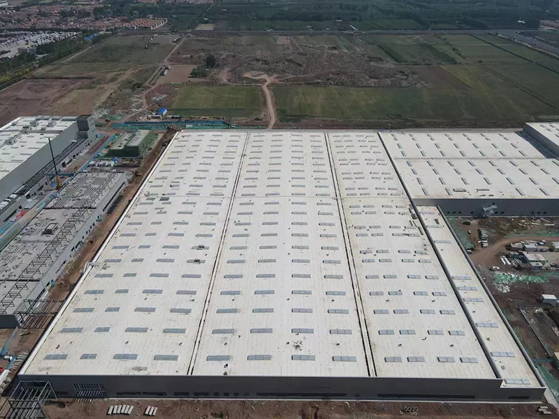 Prefab staalmetaal pakhuisgeboue