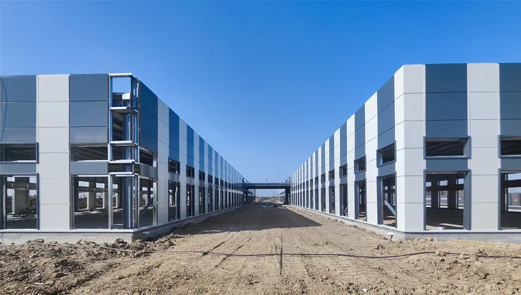 Voorafvervaardigde Lig-staal pakhuismodule