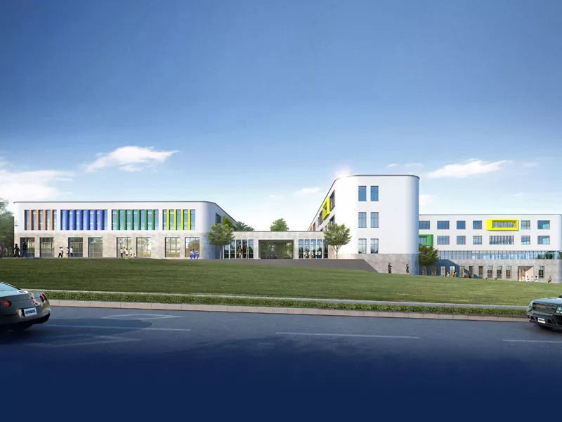 Voorafvervaardigde Staalstruktuur Skoolgebou