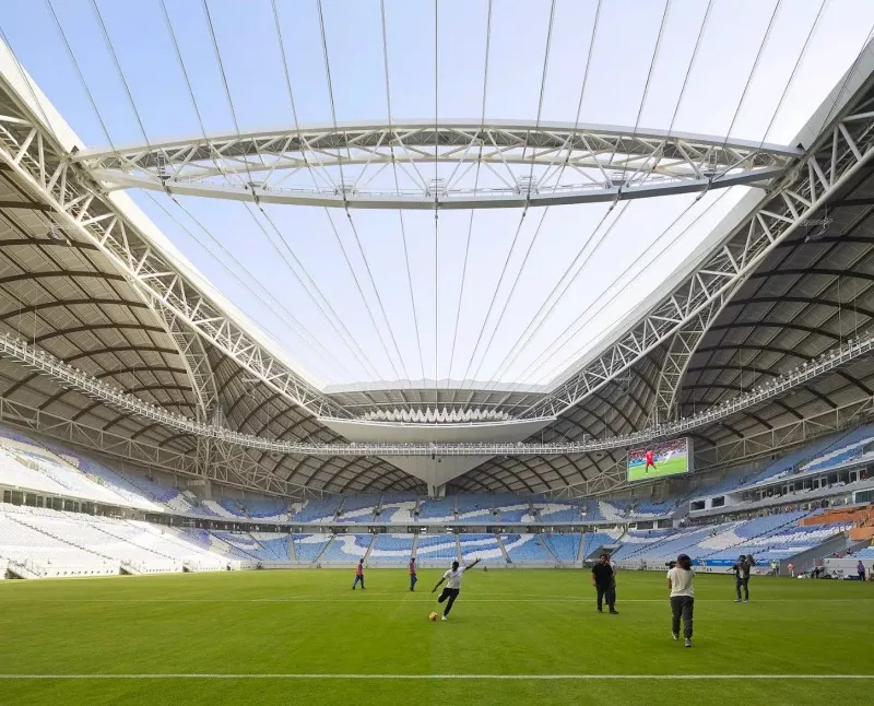 Stadion staal struktuur konstruksie